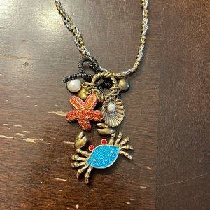 Betsey Johnson crab necklace